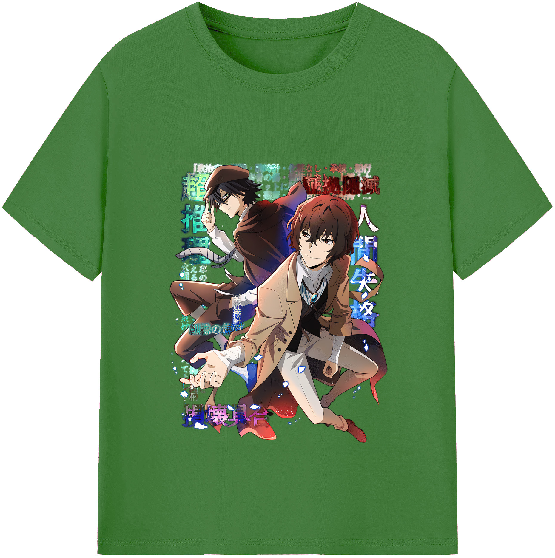 （画像用） 文豪ストレイドッグス Bungo Stray Dogs レディースカジュアルプリントTシャツ（綿100％）